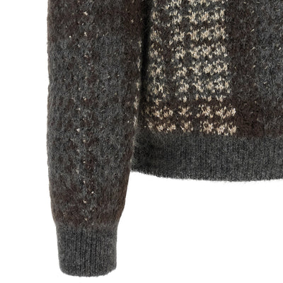 Brunello Cucinelli Double Dazzling Tartan Cardigan