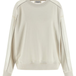 Brunello Cucinelli Organza And Monile Sweatshirt