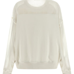 Brunello Cucinelli Organza And Monile Sweatshirt