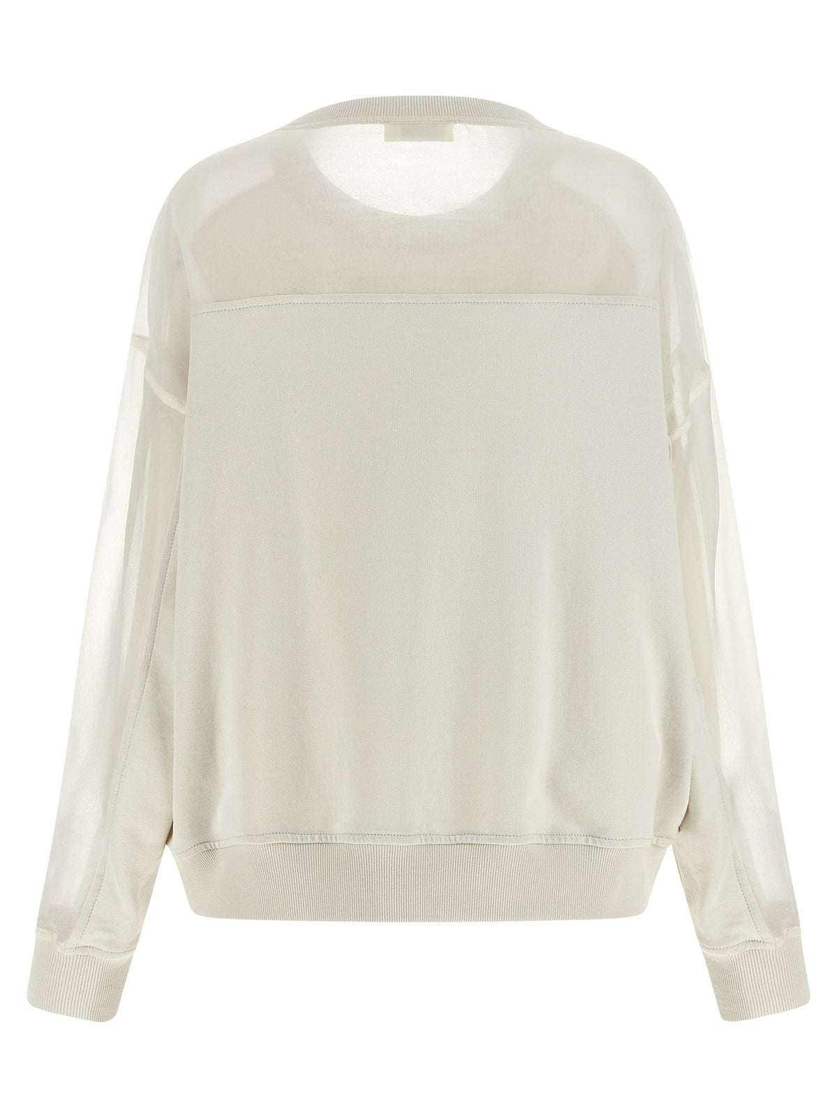 Brunello Cucinelli Organza And Monile Sweatshirt