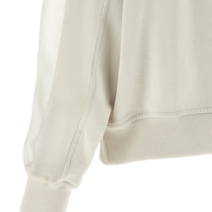 Brunello Cucinelli Organza And Monile Sweatshirt