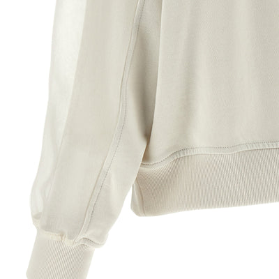 Brunello Cucinelli Organza And Monile Sweatshirt