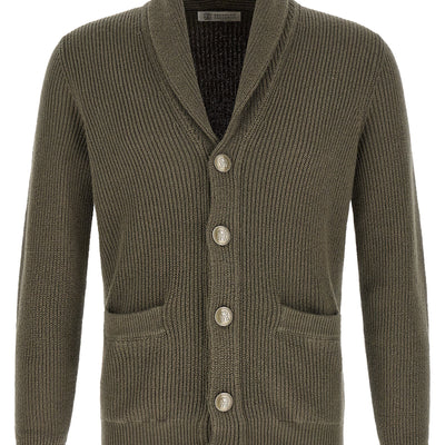 Brunello Cucinelli Malfilé Cotton Cardigan