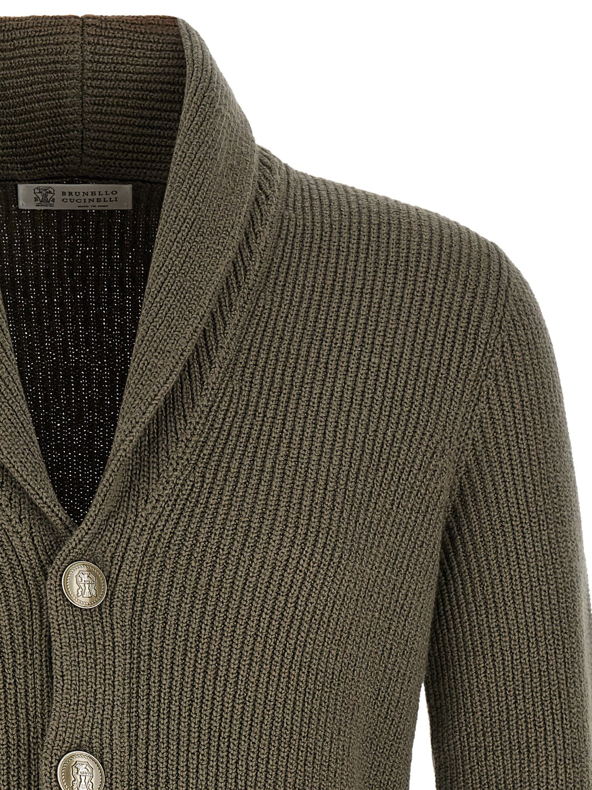 Brunello Cucinelli Malfilé Cotton Cardigan