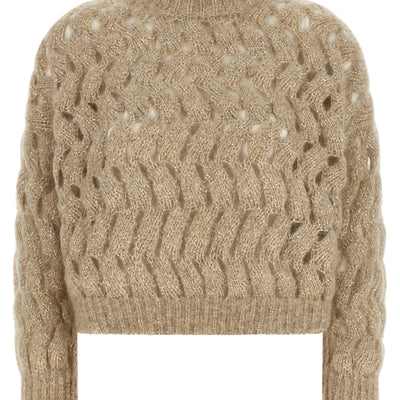 Brunello Cucinelli Dazzling Waves Sweater