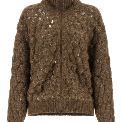 Brunello Cucinelli Dazzling Waves Cardigan