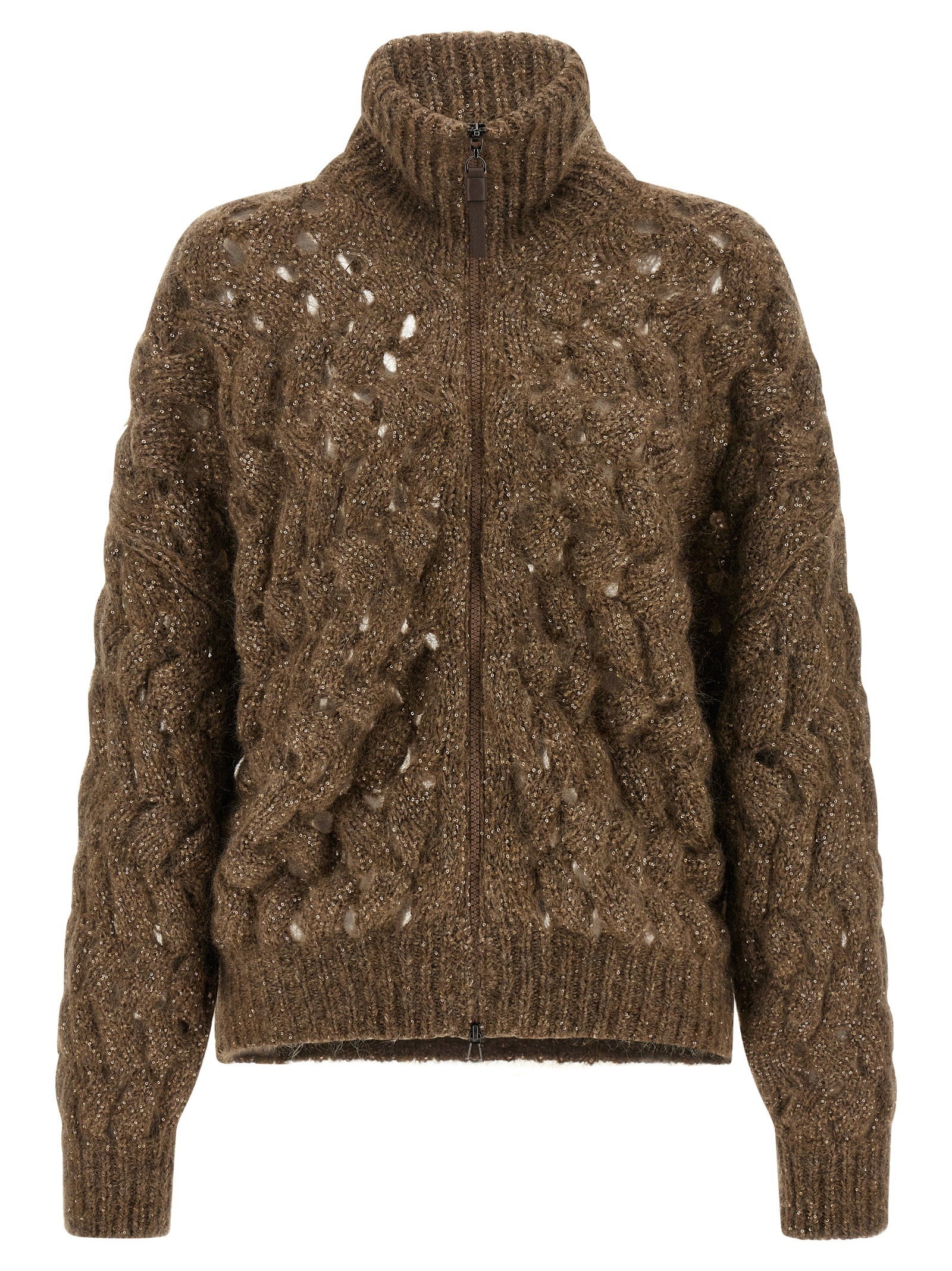 Brunello Cucinelli Dazzling Waves Cardigan