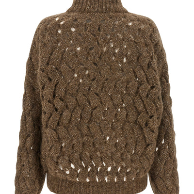 Brunello Cucinelli Dazzling Waves Cardigan
