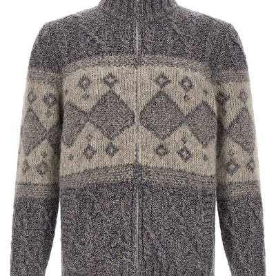 Brunello Cucinelli Chiné Yarn Cardigan