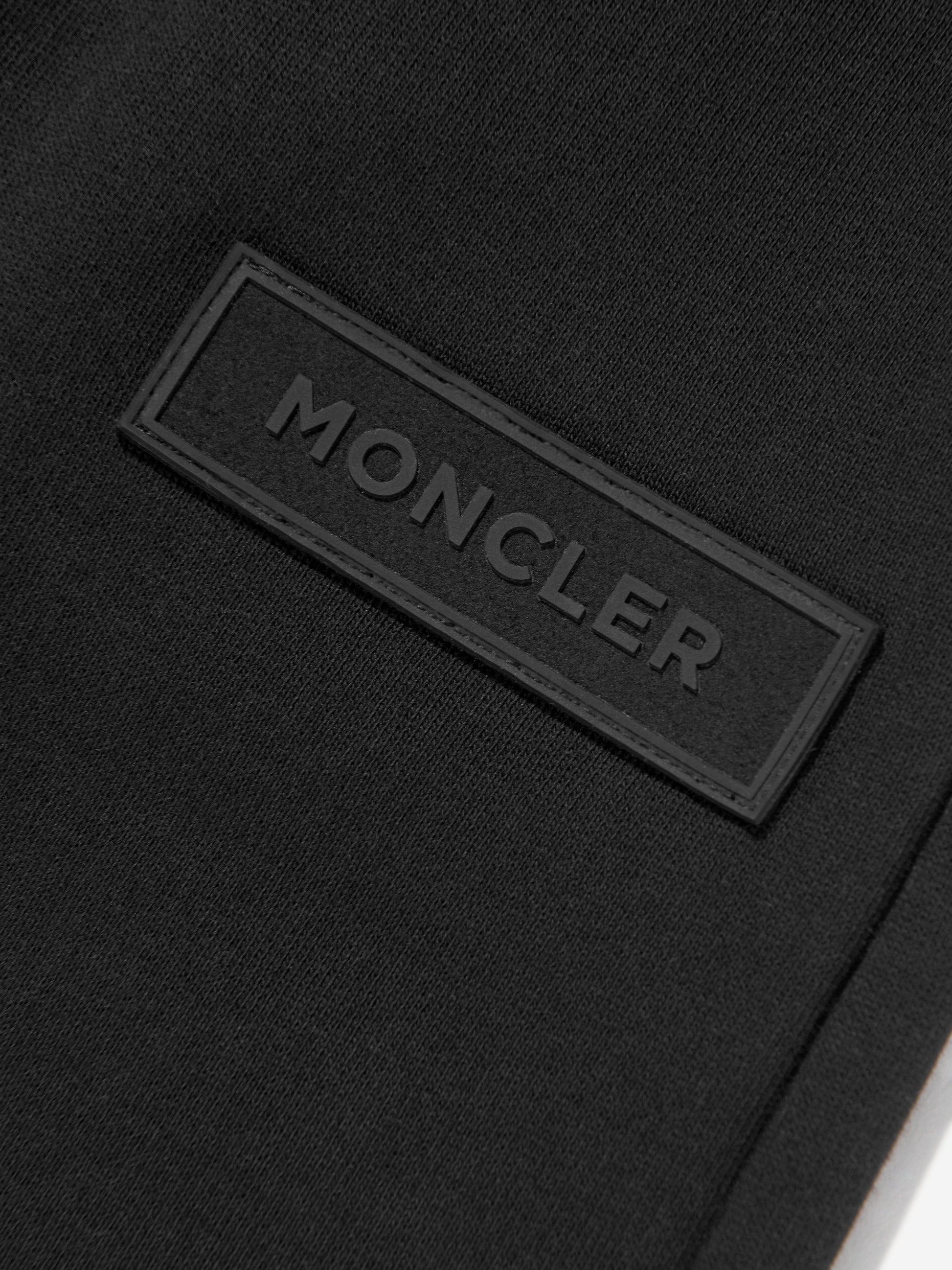 Moncler Enfant Boys Logo Black Sweatpants