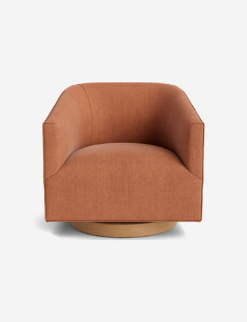 Terracotta Linen Weave