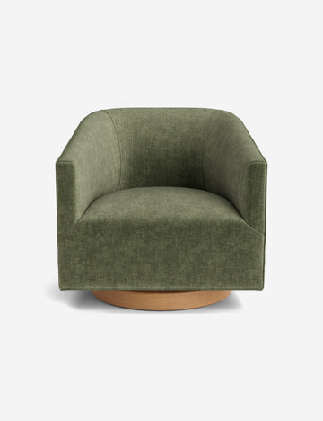 Moss Performance Striated Velvet