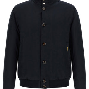 Moorer Janos Bomber Jacket - Acqua Line
