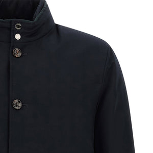 Moorer Janos Bomber Jacket - Acqua Line