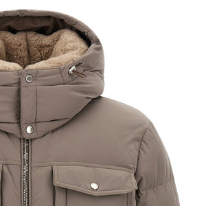 Moorer Alarick Bomber Jacket - Acqua Line