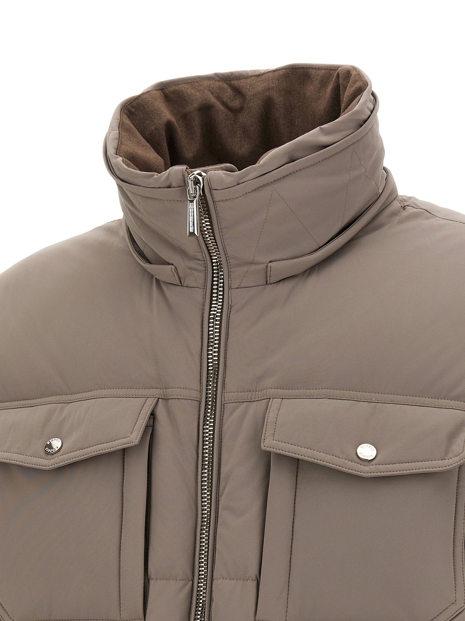 Moorer Alarick Bomber Jacket - Acqua Line