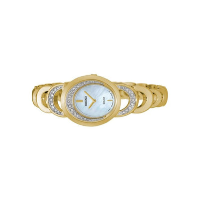Seiko Solar Mother Of Pearl Dial Women 22.9mm