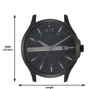 Armani Exchange Hampton Black Dial Men 46mm