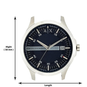 Armani Exchange Hampton  Blue Dial Men 46mm