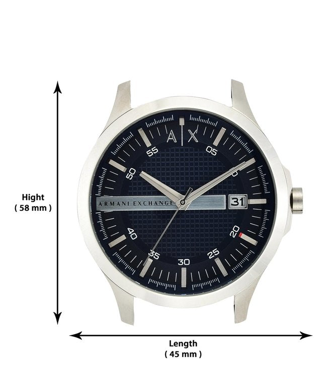 Armani Exchange Hampton  Blue Dial Men 46mm