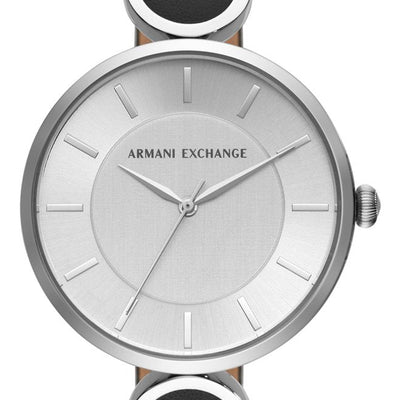 Armani Exchange Brooke  Silver Dial Women 38mm