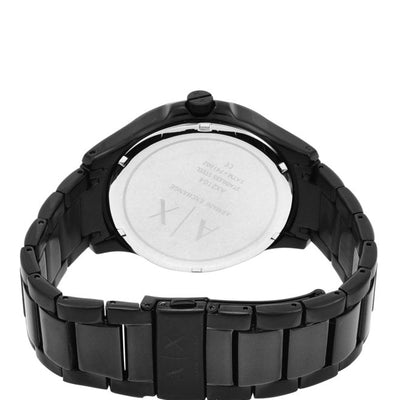 Armani Exchange Hampton Black Dial Men 49mm