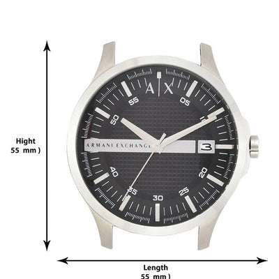 Armani Exchange Hampton  Black Dial Men 46mm