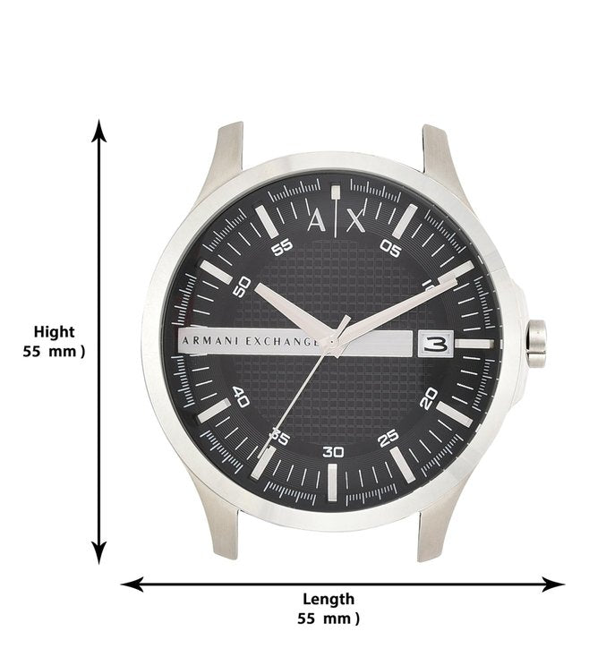 Armani Exchange Hampton  Black Dial Men 46mm