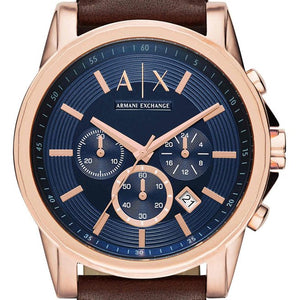 Armani Exchange Outerbanks Blue Dial Men 42mm