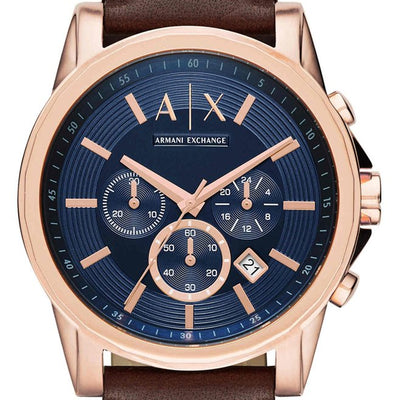 Armani Exchange Outerbanks Blue Dial Men 42mm