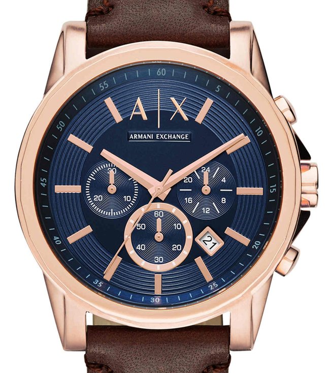 Armani Exchange Outerbanks Blue Dial Men 42mm