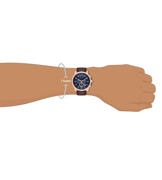 Armani Exchange Outerbanks Blue Dial Men 42mm