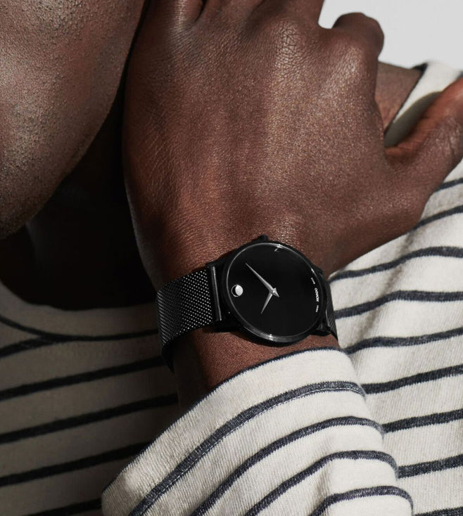 Movado Museum Classic Black Dial Men 40mm
