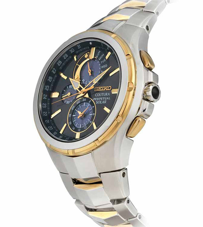 Seiko Coutura Black Dial Men 44mm