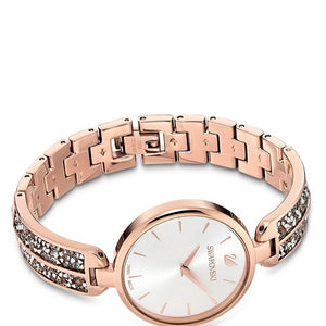 Swarovski Dream Rock Silver Dial & Rose Gold Watch for Ladies