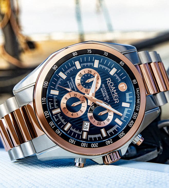 Rockshell Mark III Chrono Blue Dial