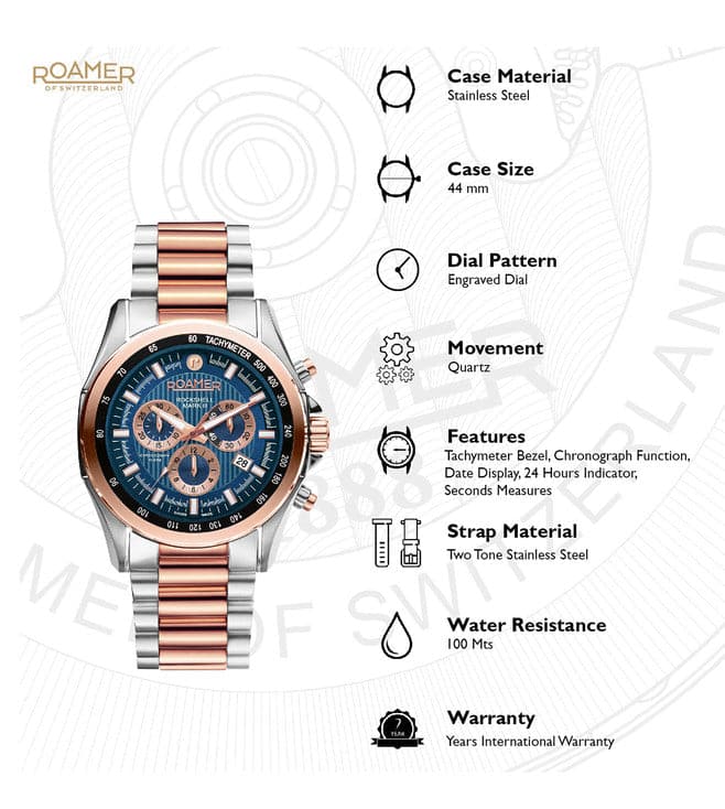 Rockshell Mark III Chrono Blue Dial