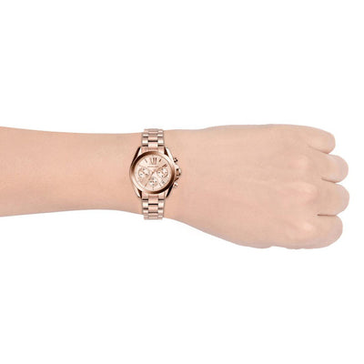 Michael Kors Mini Bradshaw Rose Gold Dial Women 36mm