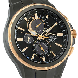 Seiko Coutura Black Dial Men 44mm