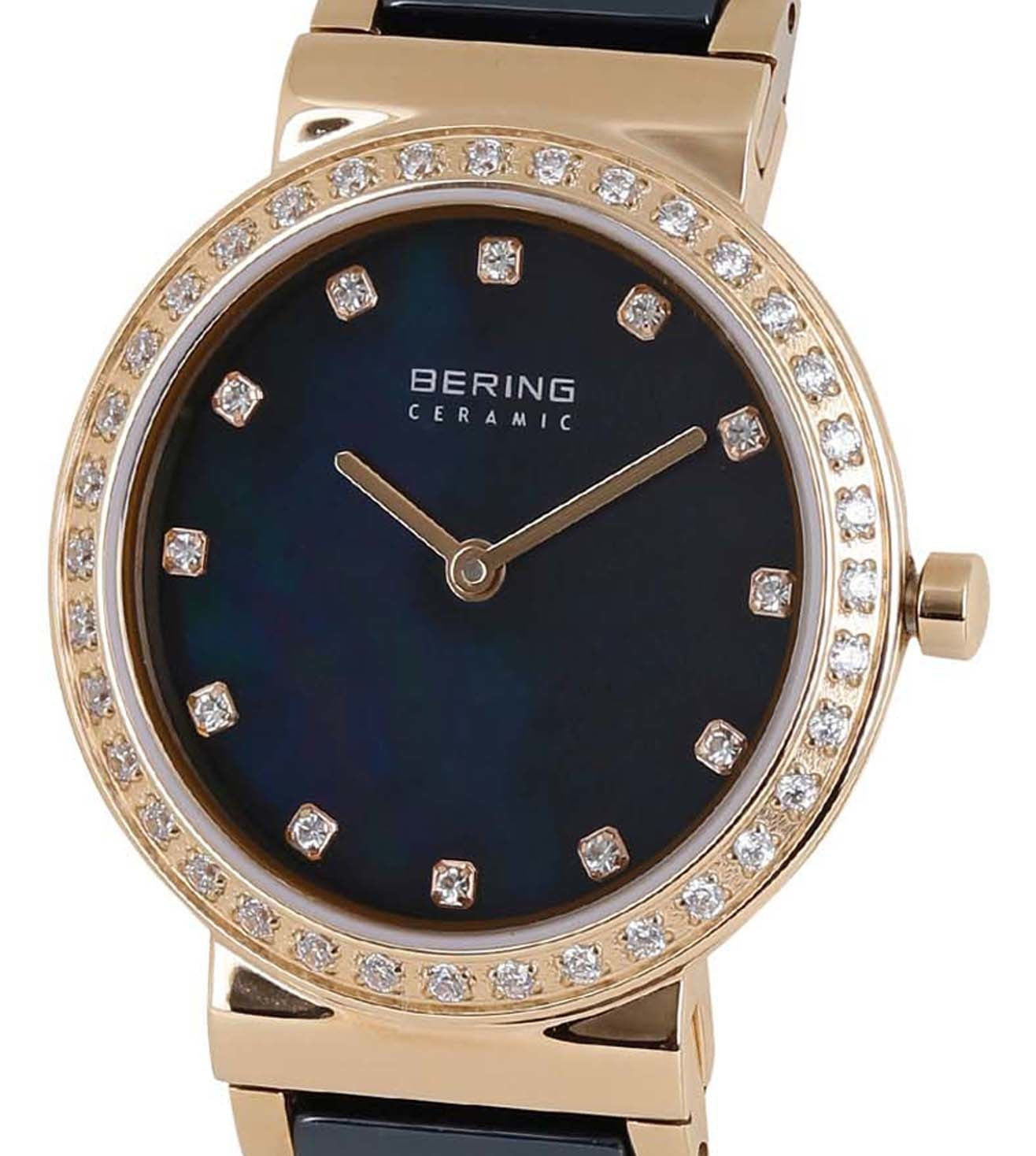Bering Ceramic Blue Dial Women 29mm