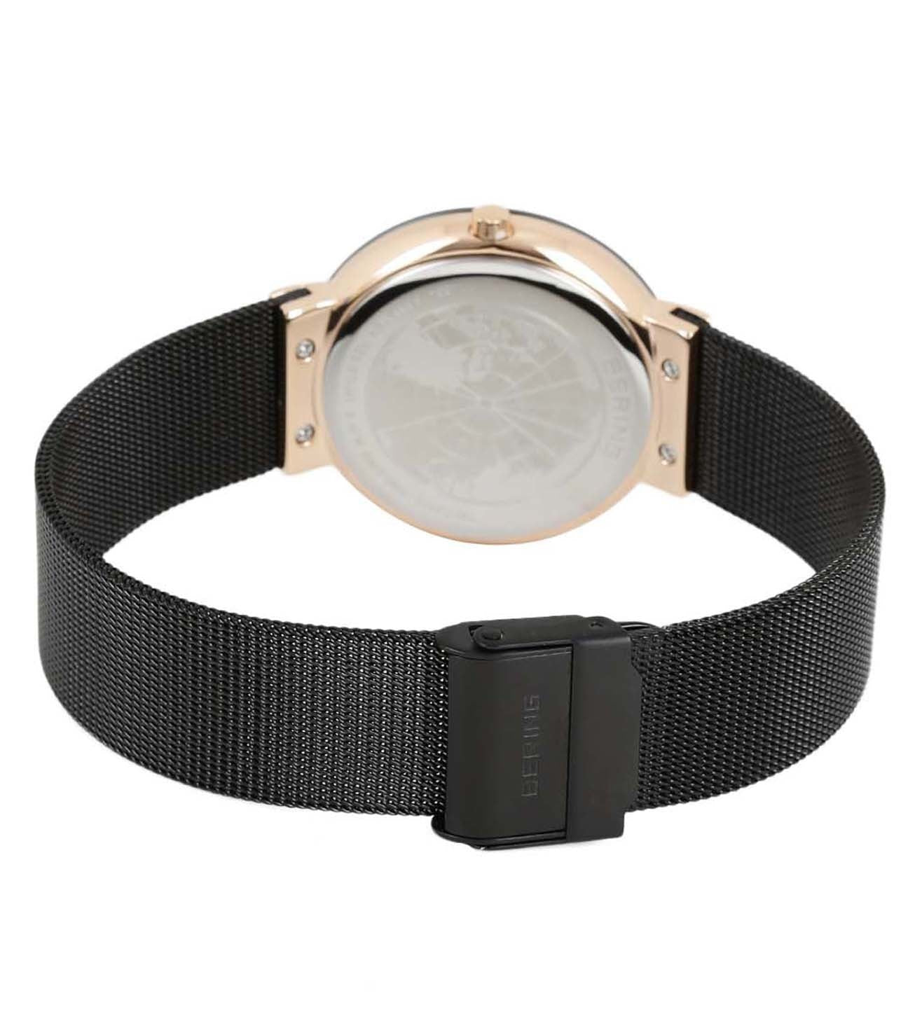 Bering Ceramic Black Dial Women 35mm