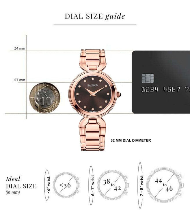 Balmain Madrigal Lady II Brown Dial Women 32mm
