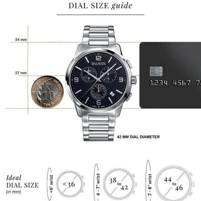 Balmain Madrigal Chrono Gent Black Dial Men 42mm