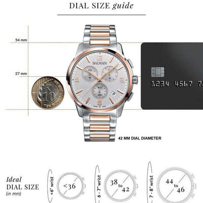 Balmain Madrigal Chrono Gent Silver Dial Men 42mm