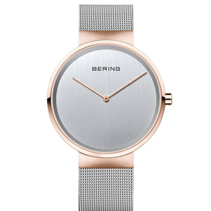 Bering Classic Silver Dial Men 39mm