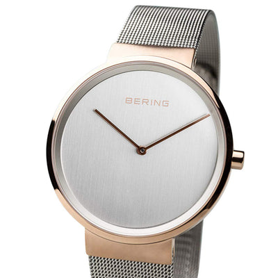 Bering Classic Silver Dial Men 39mm