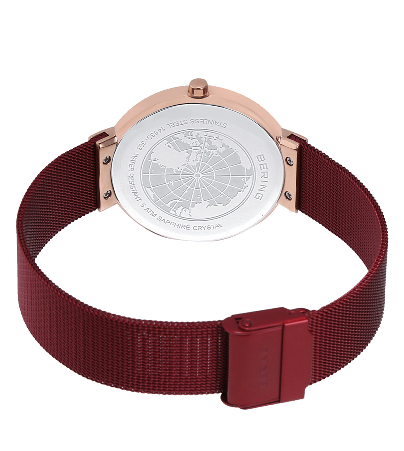 Bering Classic  Red Dial Men 39mm