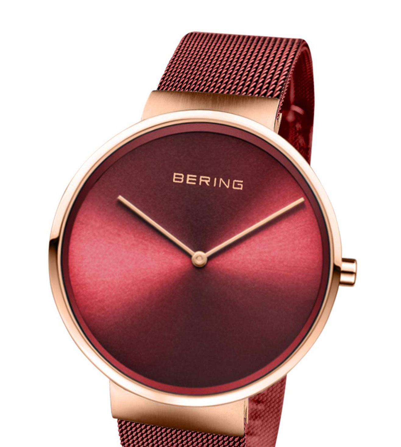 Bering Classic  Red Dial Men 39mm