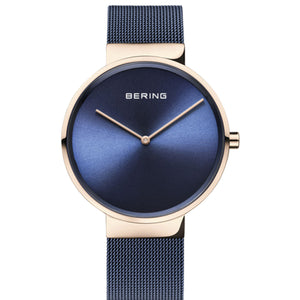 Bering Classic Blue Dial Men 39mm