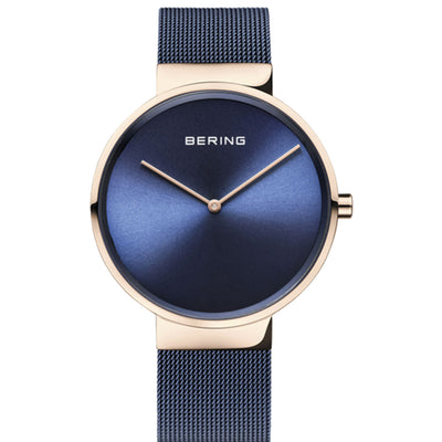 Bering Classic Blue Dial Men 39mm